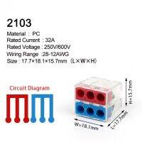 5/10ชิ้นตัวเชื่อมต่อลวดขนาดกะทัดรัดสากล Push-In ตัวนำบล็อกขั้วเชื่อมต่อ Mini Fast 4/6/8/9/10/12/15 Pin กล่องเชื่อมต่อ