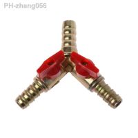 ✌ 1PCS 3/8 ID Hose Barb Y Shape 3 Way Shut Off Ball Valve Fitting For Gas Water Oil