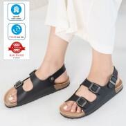 Mã PU02 - Sandal Birken Đế Trấu BIOLINE SHOES