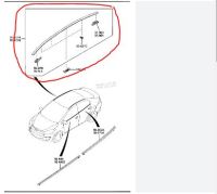 (ของแท้) DN56509H0 คิ้วคาดหลังคา ขวา หรือ ซ้าย มาสด้า2 Mazda2 ปี 2009-2012 /ของแท้เบิกศูนย์/ทักแชทสอบถามก่อนสั่งซื้อ