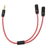 【YF】 Y Splitter Audio Cable 3.5 Mm Jack 1 Male To 2 Dual Female Stereo Plug Adapter For Microphone Earphone