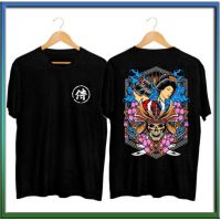 234T เสื้อเชิ้ตผู้ชาย Two GEISHA SKULL T-Shirt ประเทศญี่ปุ่น 75