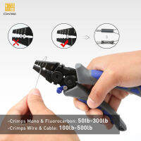 0.1-2มม. แขนตกปลา Crimping คีมกรรไกรเครื่องตัดลวด Crimper Hand Tools