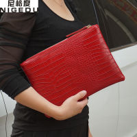 Fashion crocodile womens clutch bag pu leather women envelope evening bag 2021 new female Clutches Handbag bolsa feminina purse