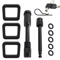 1/2 5/8นิ้ว Trailer Hitch Locking Pin Anti-Rattle Tow Hitch Receiver ล็อคพร้อม Muffler Pad Anti Theft Parts【fast】