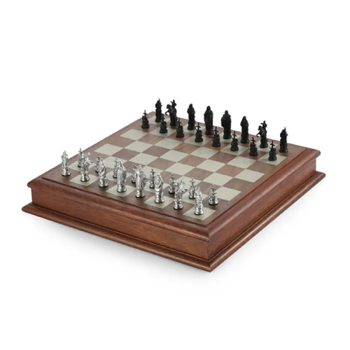 Royal Selangor Chess Sets Collection Pewter Camelot Mini Chess Set Gift ...