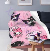 Sanrio Kuromi Silk Touch Sherpa Throw Blanket Multi Size 02