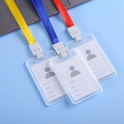 Chest Card Holder For Bus Riders Meal Card Holder For Students Note Holder For Desk Card Holder With Silicone Rope ID Card Holder For Work