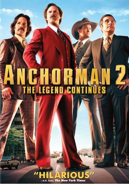 Anchorman 2: The Legend Continues แองเคอร์แมน 2 ขำข้น คนข่าว (DVD) ดีวีดี