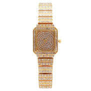 New Fashion Diamond Inlaid Full Diamond Women s Watch Square Small Women s