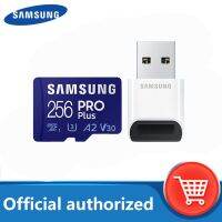 เหมาะสำหรับ Samsung PRO Plus Micro SD 64GB SD/บัตร TF 256Gb แฟลชไมโครการ์ด128Gb ขนาด512GB U3 4K การ์ดความจำ V30สำหรับโทรศัพท์ที่มีเครื่องอ่านการ์ด