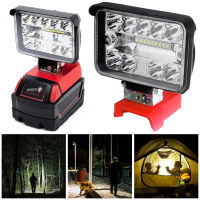 ไฟทำงาน LED 3นิ้วสำหรับ Milwaukee M18 20โวลต์ Baterai Litium สว่างมาก180องศาการหมุนของไซต์งานหลอดไฟแสงจ้า LED ไฟทำงานสำหรับตั้งแคมป์