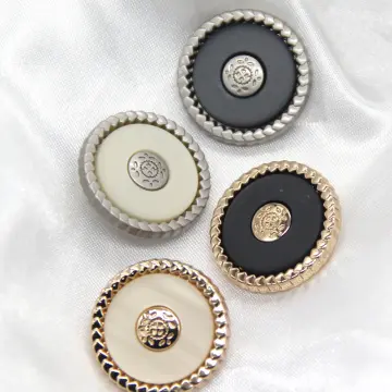 Metal Coat Buttons Antique Blazer Buttons Decorative Clothes Buttons For  Blazer Suits Coat Uniform Jacket Black