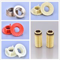 1PC Faucet Fixed Base Plate Water Tap Screw Nut Sink Basin Pipe Connector Replacement Parts Kitchen Bathroom Hardware Accessorie Nails  Screws Fastene