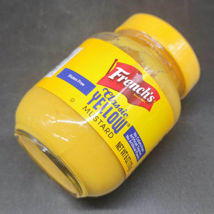 Frenchs Classic Yellow Mustard American yellow mustard sauce 0 fat 0