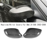 Car Carbon Fiber Rearview Side Wing Mirror Covers Protector Rearview Mirror Covers for-Bmw Z4 E85 2002-2008