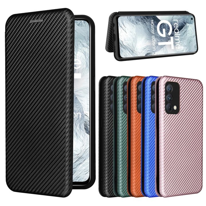 for-oppo-realme-gt-master-edition-case-for-realme-gt-master-carbon-fiber-flip-leather-case-for-realme-gt-5g-case-cover