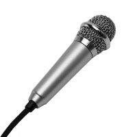 +【； Lightweight Plug And Play Aluminum Alloy Singing Recording Equipment Reduce Noise Mobile Phone Home Portable Mini Microphone