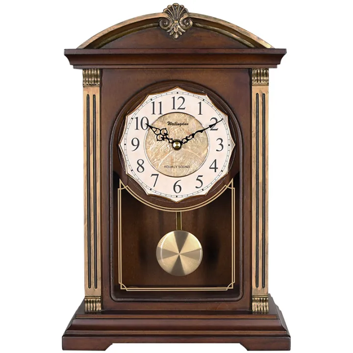 Wooden Table Clock Hourly Chiming, Wooden Table Clock Singapore