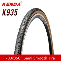 【 COD 】ใหม่ Kenda K935 Kenda จักรยานยาง700x35C จักรยานถนนกรวดยาง700C Pneu สีเหลืองด้านความต้านทานต่ำเบา605กรัมที่มีคุณภาพสูง