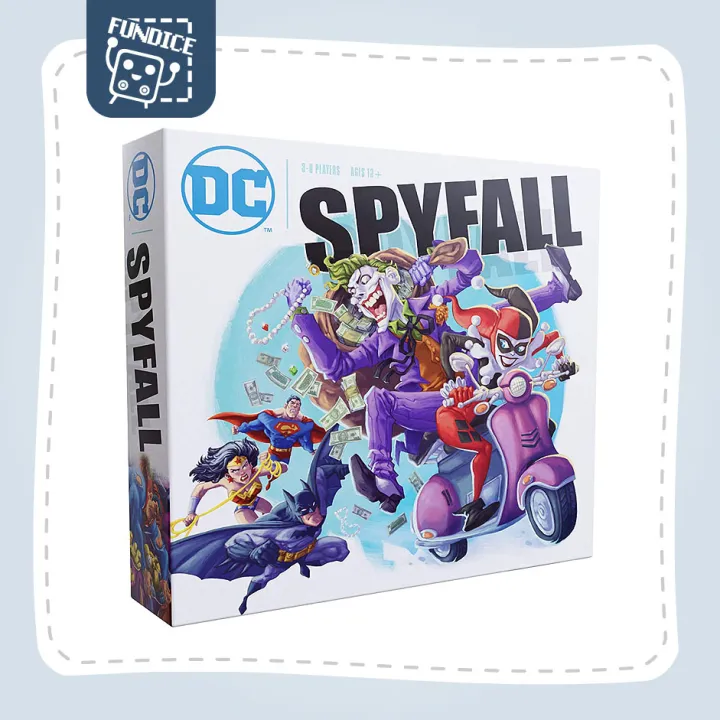 Fun Dice Spyfall DC Comics Board Game Lazada.co.th
