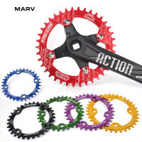 MARV จักรยาน Crank 104BCD รอบรูปร่างแคบกว้าง32T/34T/36T/38T/40T/42T Chainring จักรยาน Chainwheel วงกลมจานเดี่ยว