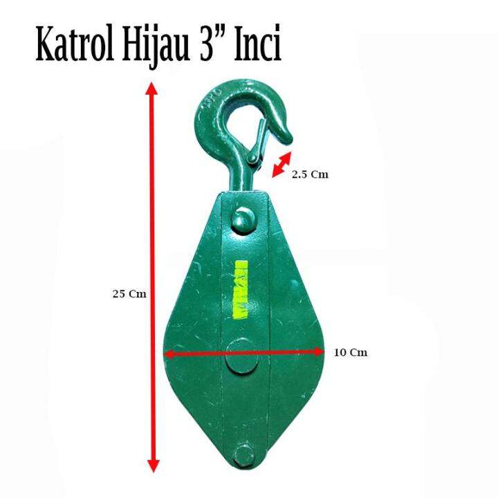 Bja Katrol Timba 3 Inch Timba 0 5 Ton Katrol Sumur Kerekan