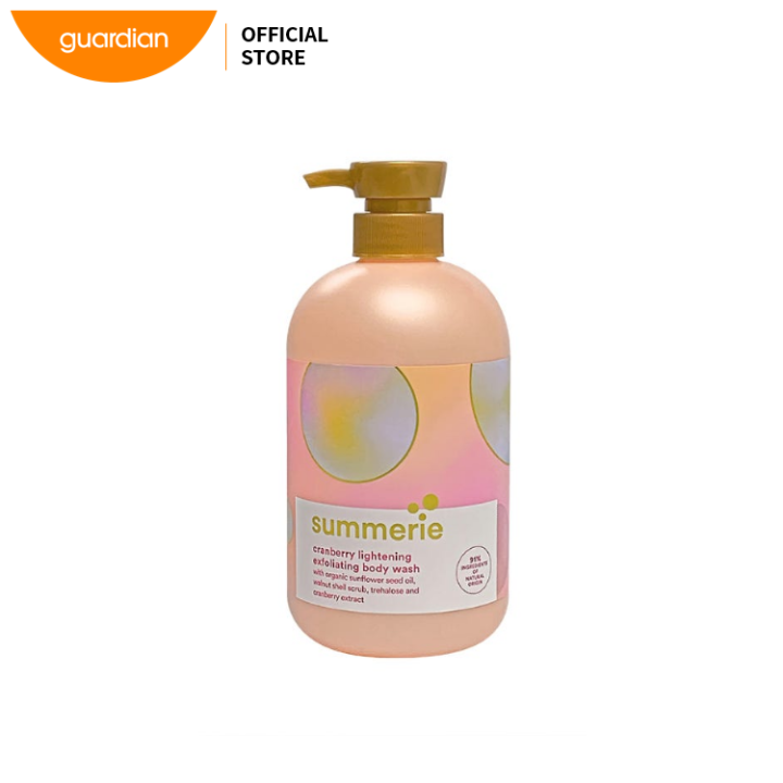 Summerie AntiAging Exfoliating Body Wash Cranberry Lightening 600ml