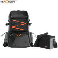 K &amp; F CONCEPT กระเป๋าเป้สะพายหลังกล้องอเนกประสงค์,กระเป๋ากล้อง Slr/dslr จุได้เยอะ32L กระเป๋าถ่ายภาพกันน้ำมีช่องใส่แล็ปท็อปขนาด15.6นิ้วกระเป๋าสะพายไหล่เดี่ยวสำหรับผู้หญิงผู้ชายช่างภาพ