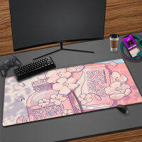 Anime Kawaii Mouse Pad Large Rubber Gaming Speed Cute XXL Mousepad Keyboard Locking Edge Otaku Computer Desk Pads Table Car