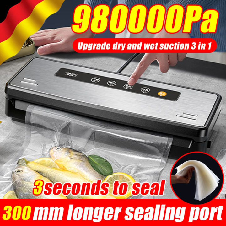 NPET Vacuum Sealer Machine for Dry and Moist Food Fresh