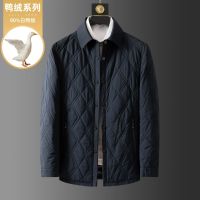 [COD] high-end white duck down jacket detachable liner anti-run thick padded business casual outerwear men