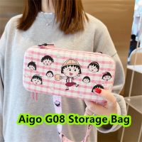 【Discount】For Aigo G08 Bone Conduction Headphones Case Couple Cute Cartoon for Aigo G08 Portable Storage Bag Carry Box Pouch