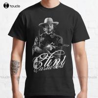 Clint Eastwood Cowboy Classic T-Shirt Clint Eastwood Boys Tshirts Funny Art Streetwear Cartoon Tee Xs-Custom Gift Retro 4XL 5XL 6XL