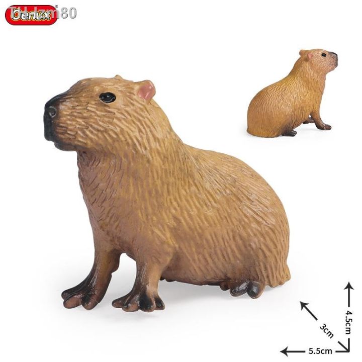 ของขวัญ-เด็กของเล่นจำลองสัตว์ป่ารุ่น-capybara-หนูปลาแมนดารินง้างปากปลาแมนดารินเครื่องประดับความรู้ความเข้าใจ