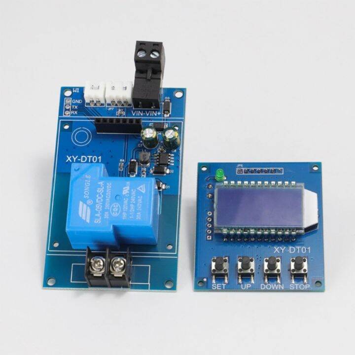 220v-digital-lcd-temperature-controller-module-thermostat-switch-with-probe-over-heat-alarm-heating-amp-cooling-control