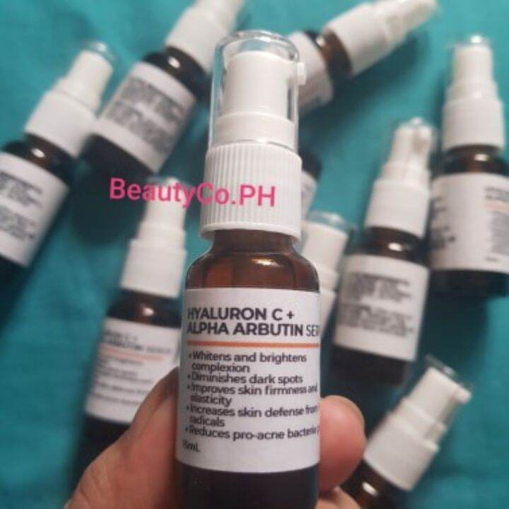 HYALURON C ALPHA ARBUTIN SERUM 15ML anti acne anti ageing and whitening