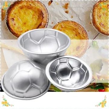 1 Pcs 3d Half Round Ball Shaped Football Cake Mold 8 Inch Thickening  Aluminum Alloy Mould Birthday