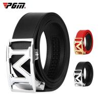 PGM Brand New golf belt mens sports pants waist band cow leather Gentlemans Dads gift Alloy belt head length can be adjusted