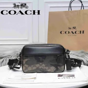 Coach camo sale crossbody bag