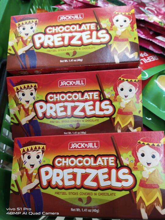 JACK N JILL PRETZELS CHOCOLATE 40g Lazada PH