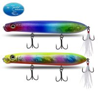 【cw】 Floating Fishing Bait 125mm 25g 105mm 16.5g Bass Hard Topwater Tackle Jerk !