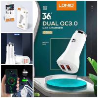 *LDNIO รุ่น C511Q ที่ชาร์ทในรถยนต์ QC3.0 36W QUICK CHARGE ที่ชาร์จในรถพร้อมสายชาร์จType-c