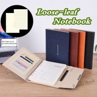 【Ready Stock】 ✚ C13 ?Ship 24H?Refillable A5 Loose-leaf Notebook PU Leather Planner Business Chic Design Binder Organizer Vintage Journal For School Office Use