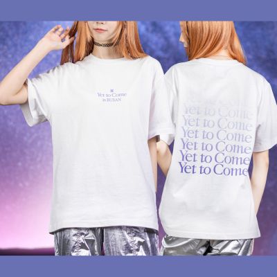 เสื้อยืดแขนสั้น ผ้าฝ้าย ทรงหลวม พิมพ์ลาย KPOP BTS Yet To Come in BUSAN Concert พลัสไซซ์ สําหรับผู้ชาย และผู้หญิง 2022