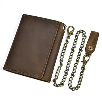 Royal Bagger Mens Long Wallet Crazy Horse Leather Phone Purse for Man  Handbag Wallets Genuine Leather Retro Business