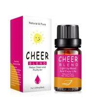 CHEER 100% Pure Essential Oil Blend 10 ml. น้ำมันหอมระเหยแท้ผสมสูตรพิเศษ กลิ่นเชียร์ - น้ำมันหอมธรรมชาติ น้ำมันหอมอโรม่า อโรมาออย ใช้กับ เครื่องพ่น เตาอโรม่า สปา นวดผิว by Natural Supplies