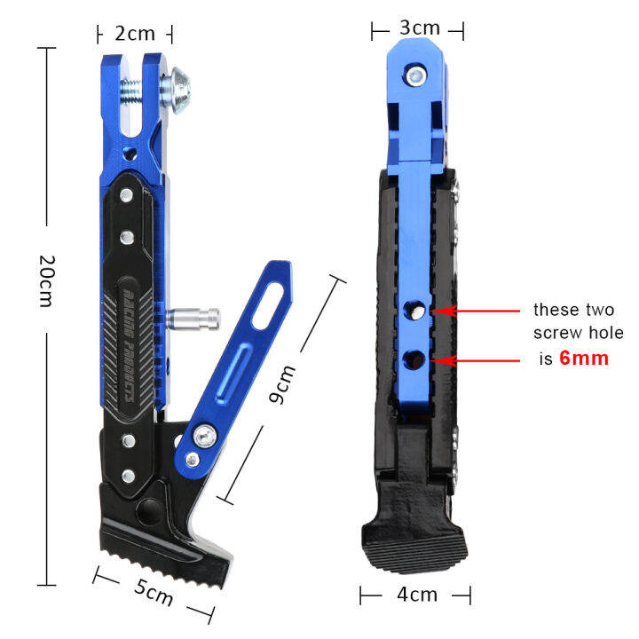 motorcycle-kickstand-kick-bracket-foot-side-stand-for-electric-motorbikeadjustable-kickstand-moto-cnc-kick-stand-parking-bracket