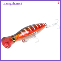 Wangzhansi Popper ใหญ่เหยื่อล่อปลาเหยื่อปลอมยากเหยื่อยปลาแซลมอนปลาคาร์พ Wobblers