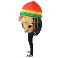 Jamaican Cosplay Costume Anime Inflatable Clothes Halloween Christmas Garment Make-up Party Clothing Fancy Dress Up Toys